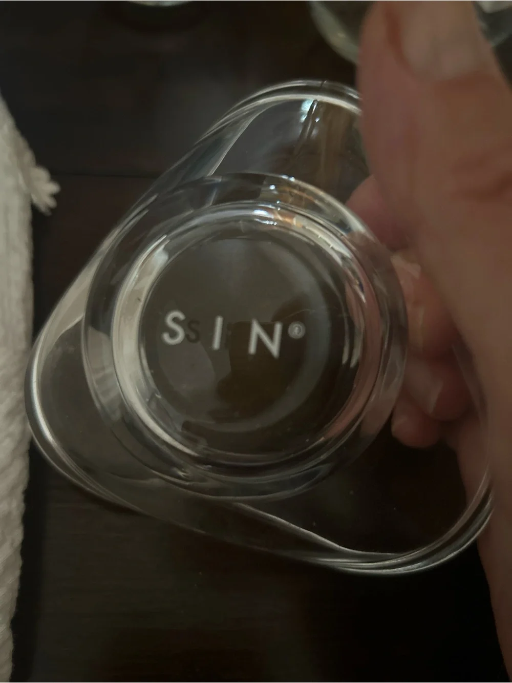 SIN White Urchin Glass Decorative Bowls - Set of 3